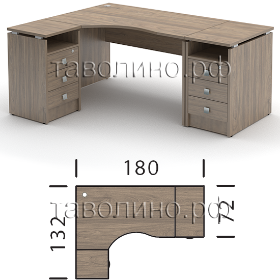 Стол угловой СТАЙЛ КМП-005