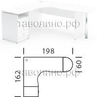 Стол угловой СТАЙЛ КМП-048