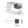Тумба подвесная 41х45х32 СИМПЛ SC-1V.1 (дуб юкон)