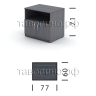 Тумба под ксерокс 77х60х71 СИМПЛ SCS-776 (дуб юкон)