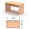 Офисный стол 140х80 ЭРГО СТ2-14 (бук)