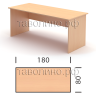 Офисный стол 180х80 ЭРГО СТ2-18 (бук)