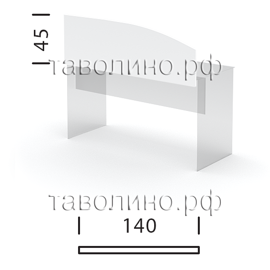 Настольный экран (перегородка) SQ-1400